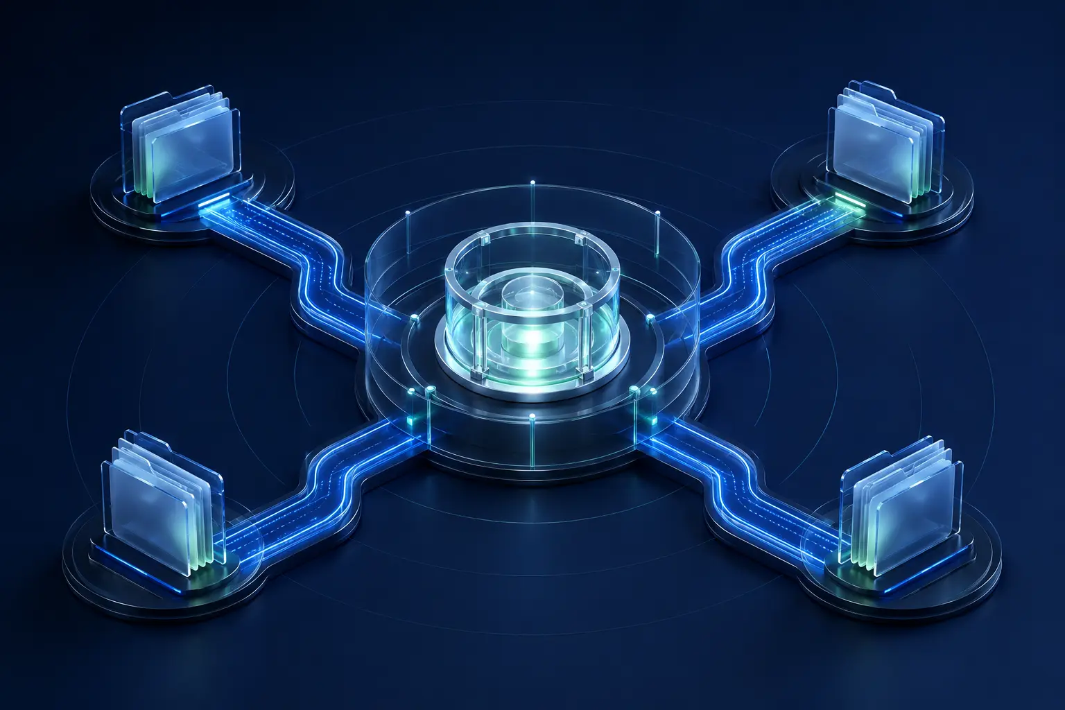 Four clearly separated payment routes leading from a company reserve to organised founder records